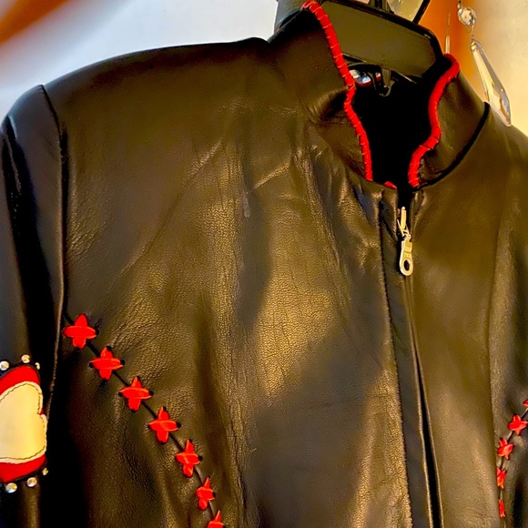 “Tribe”soft real leather unique jacket 😁 - Picture 6 of 11